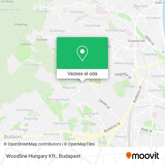 Woodline Hungary Kft. térkép