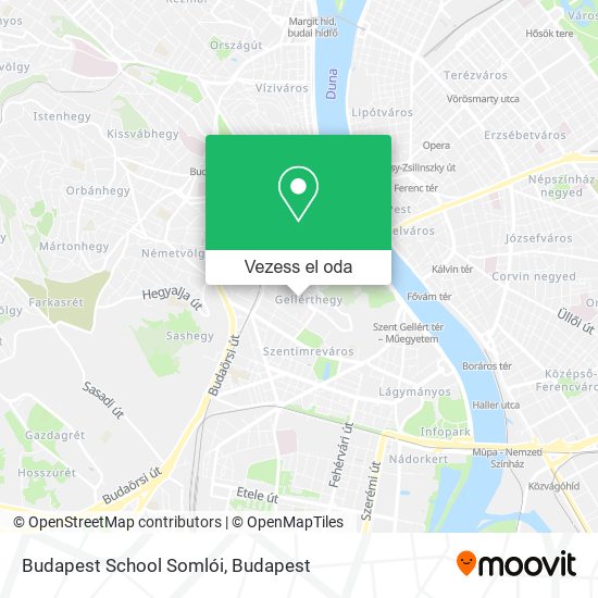 Budapest School Somlói térkép