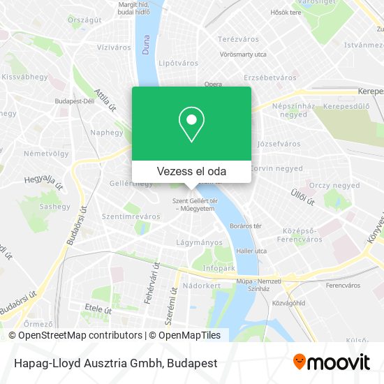 Hapag-Lloyd Ausztria Gmbh térkép