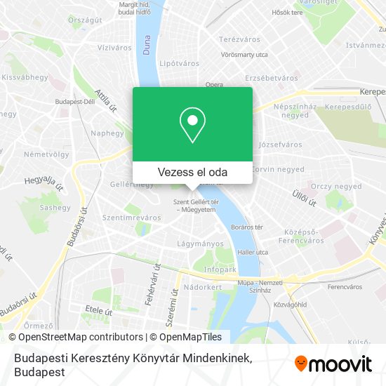 Budapesti Keresztény Könyvtár Mindenkinek térkép