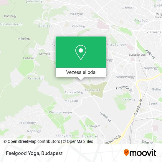 Feelgood Yoga térkép