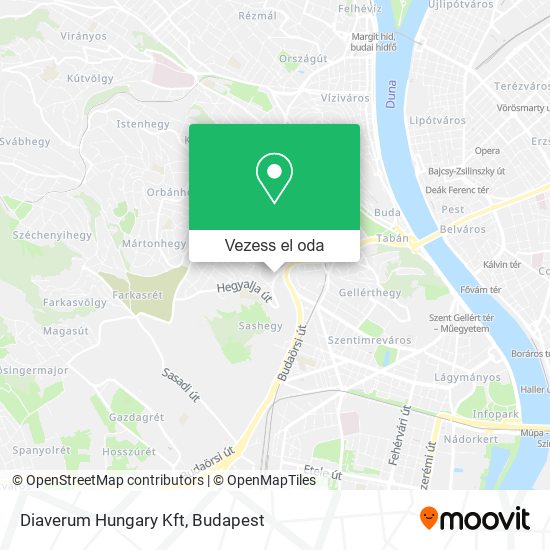 Diaverum Hungary Kft térkép