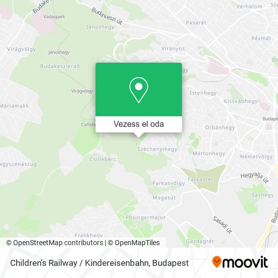 Children's Railway / Kindereisenbahn térkép