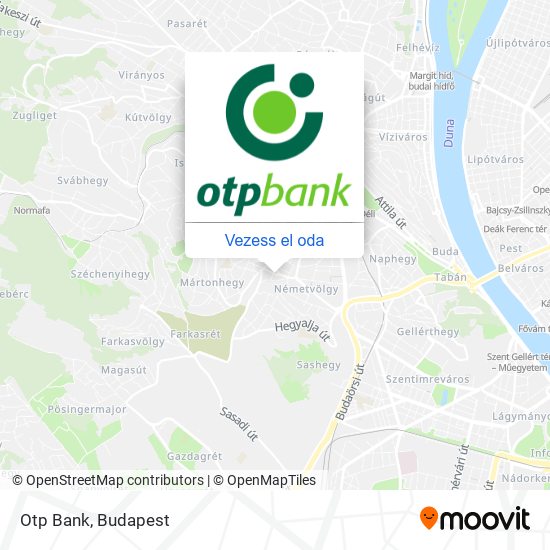 Otp Bank térkép