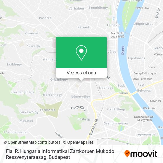 Fla. R. Hungaria Informatikai Zartkoruen Mukodo Reszvenytarsasag térkép