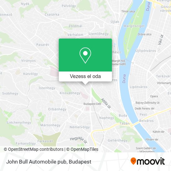 John Bull Automobile pub térkép
