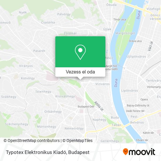 Typotex Elektronikus Kiadó térkép
