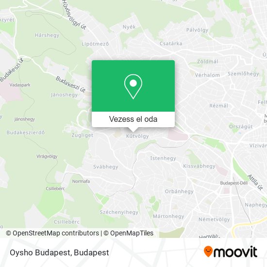 Oysho Budapest térkép