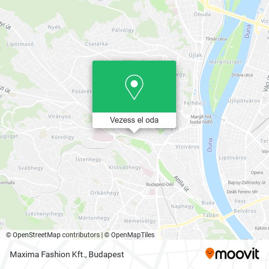 Maxima Fashion Kft. térkép