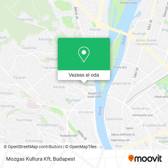 Mozgas Kultura Kft térkép