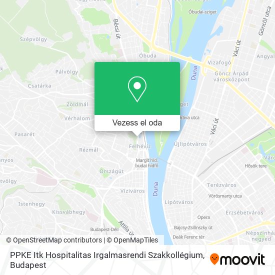 PPKE Itk Hospitalitas Irgalmasrendi Szakkollégium térkép