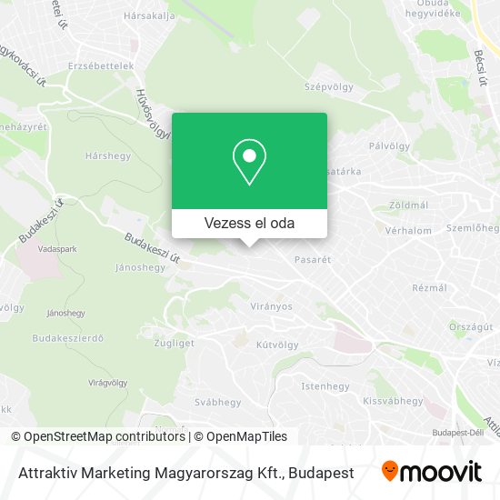 Attraktiv Marketing Magyarorszag Kft. térkép
