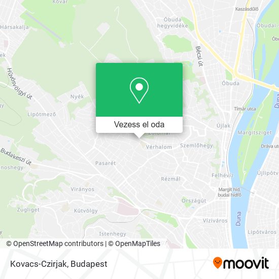 Kovacs-Czirjak térkép