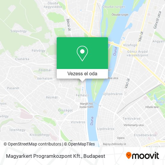 Magyarkert Programkozpont Kft. térkép