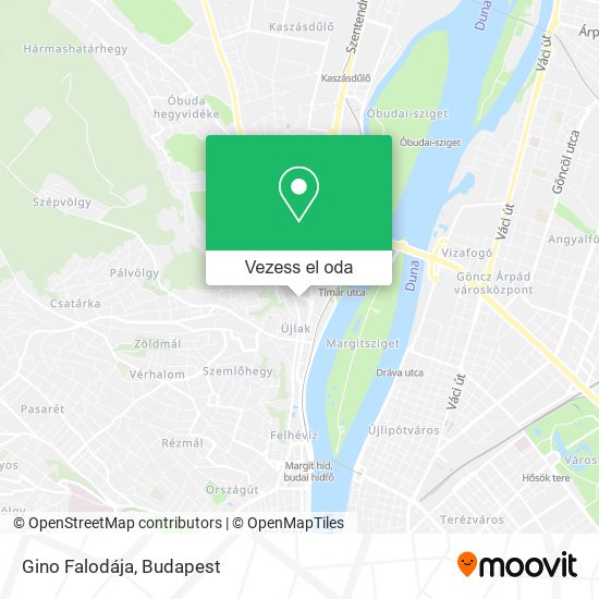 Gino Falodája térkép