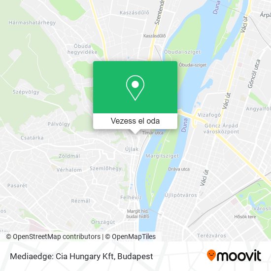Mediaedge: Cia Hungary Kft térkép