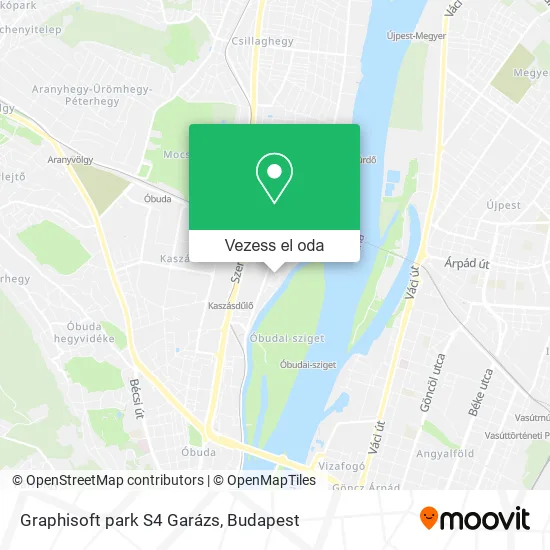 Graphisoft park S4 Garázs térkép
