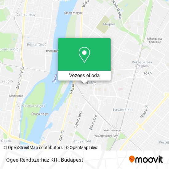 Ogee Rendszerhaz Kft. térkép