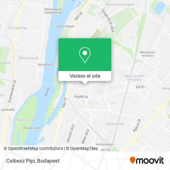 Csibesz Pipi térkép