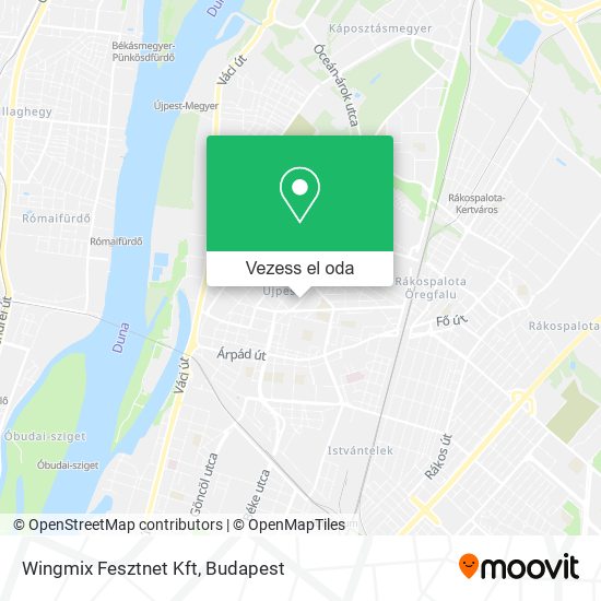 Wingmix Fesztnet Kft térkép