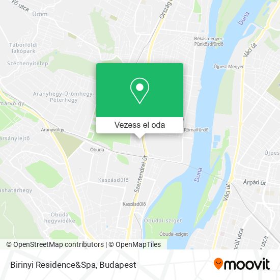 Birinyi Residence&Spa térkép