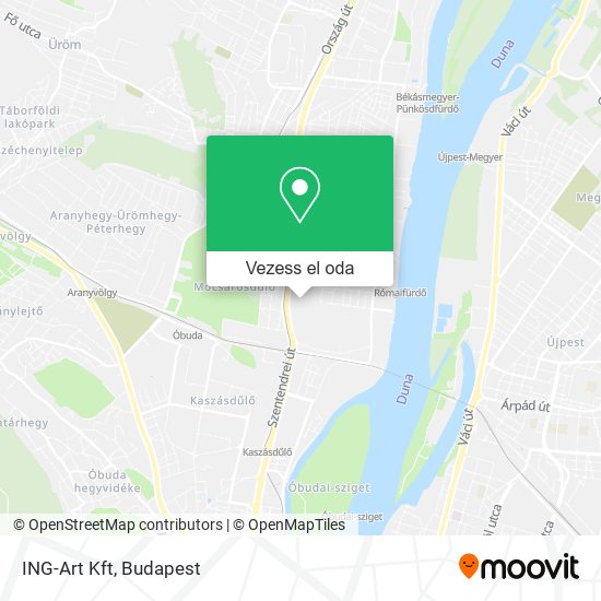 ING-Art Kft térkép
