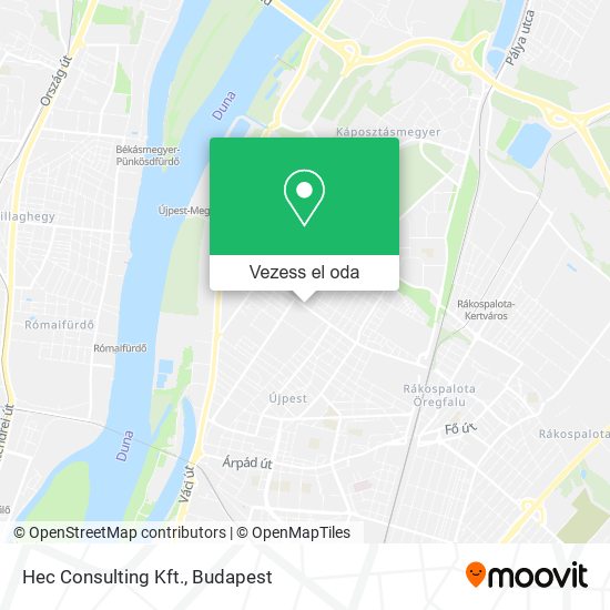 Hec Consulting Kft. térkép
