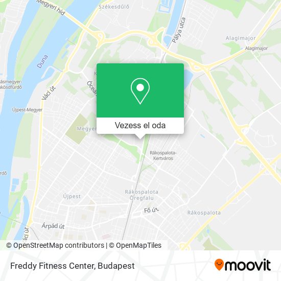 Freddy Fitness Center térkép