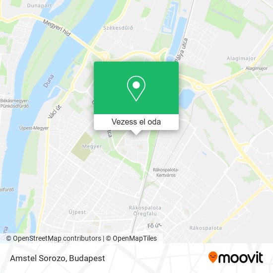 Amstel Sorozo térkép