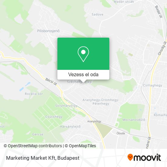 Marketing Market Kft térkép