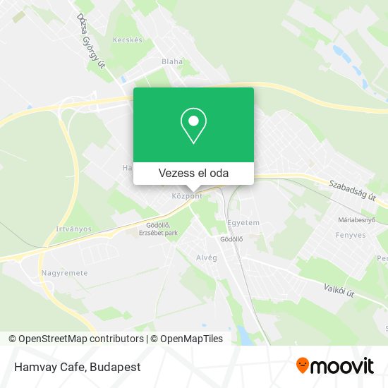 Hamvay Cafe térkép