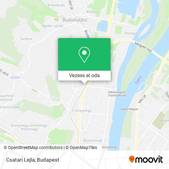 Csatari Lejla térkép