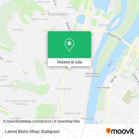 Latoni Moto-Shop térkép