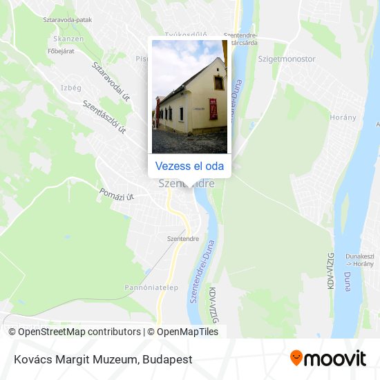 Kovács Margit Muzeum térkép
