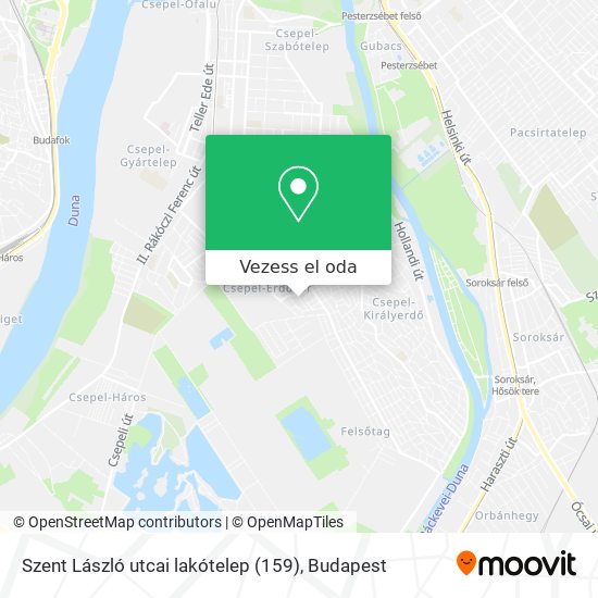 Szent László utcai lakótelep (159) térkép