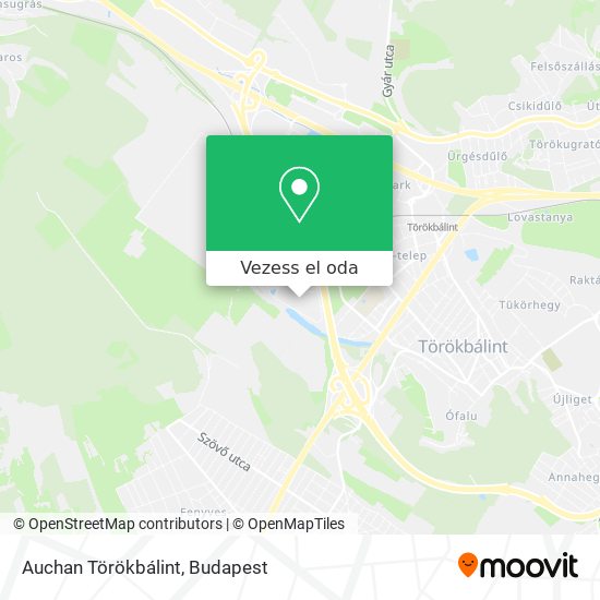 Auchan Törökbálint térkép
