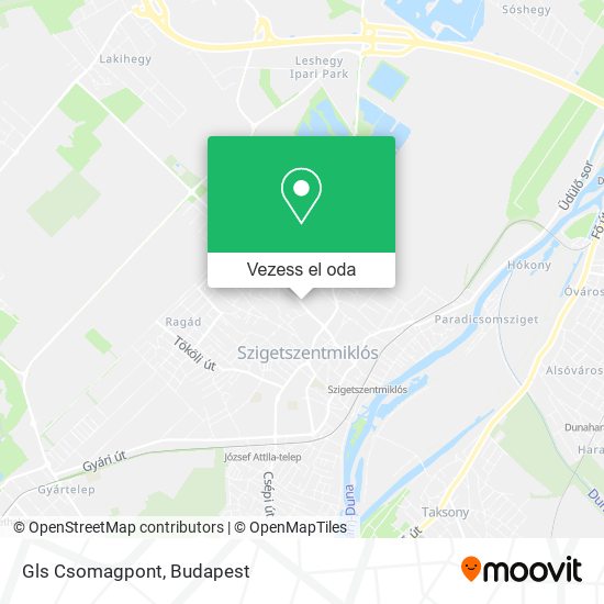 Gls Csomagpont térkép