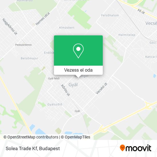 Solea Trade Kf térkép