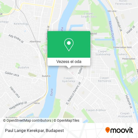 Paul Lange Kerekpar térkép