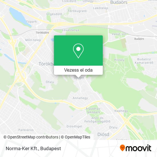 Norma-Ker Kft. térkép