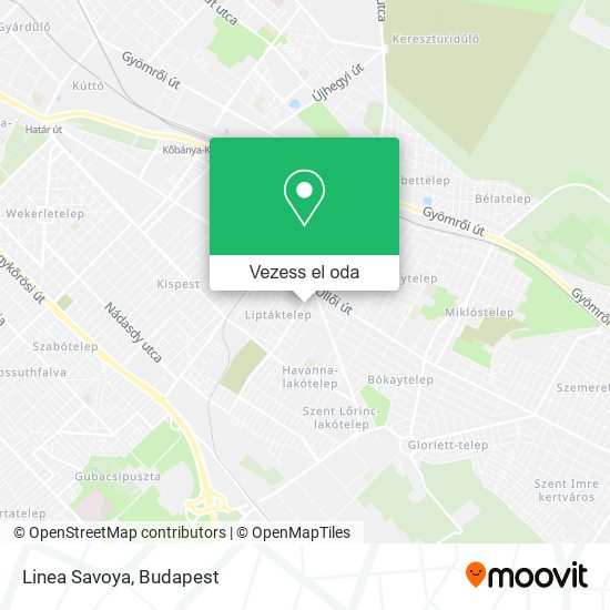 Linea Savoya térkép