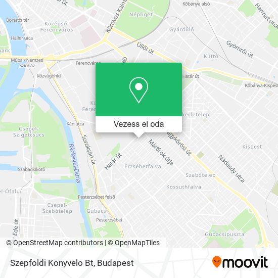 Szepfoldi Konyvelo Bt térkép