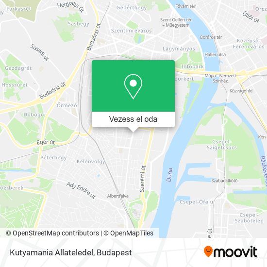 Kutyamania Allateledel térkép