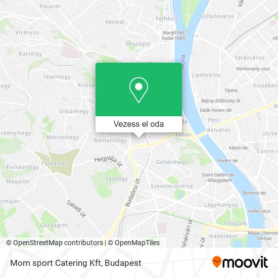 Mom sport Catering Kft térkép