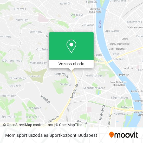 Mom sport uszoda és Sportközpont térkép