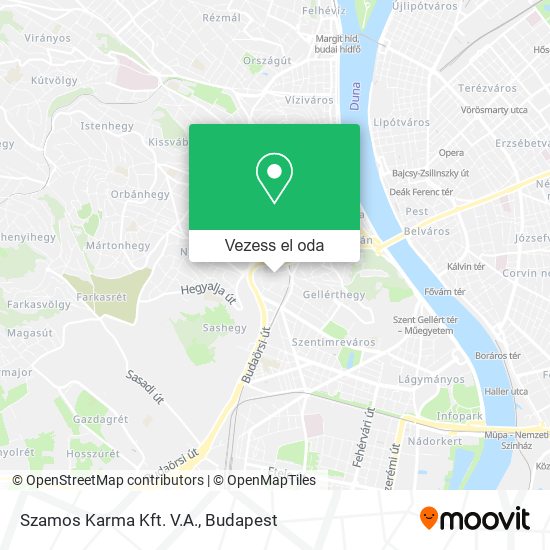 Szamos Karma Kft. V.A. térkép