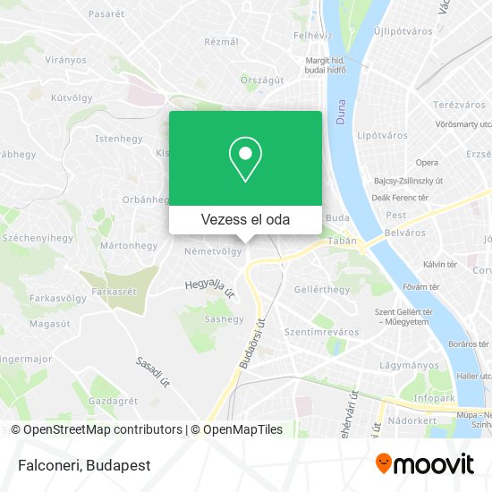 Falconeri térkép