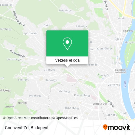 Garinvest Zrt térkép