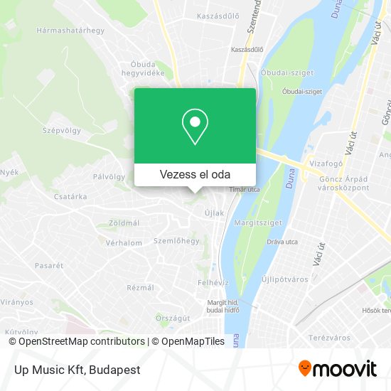 Up Music Kft térkép