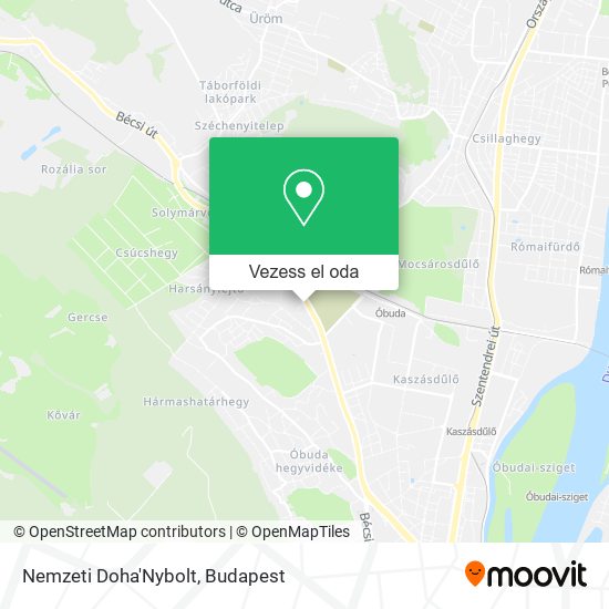 Nemzeti Doha'Nybolt térkép